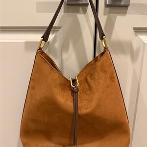 JW PEI Brown Suede Hobo Bag